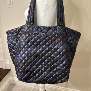 (SOLD: NOT FOR SALE) MZ Wallace Large Metro Tote, Blue Camo